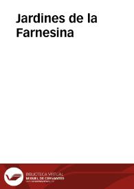 Jardines de la Farnesina | Biblioteca Virtual Miguel de Cervantes