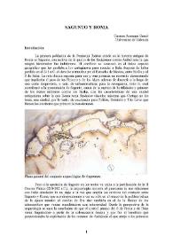 Sagunto y Roma / Carmen Aranegui Gascó | Biblioteca Virtual Miguel de Cervantes
