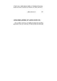 Lápida romana, inédita, de Valencia de Don Juan / Tirso López | Biblioteca Virtual Miguel de Cervantes