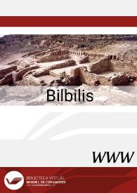 Bilbilis (Calatayud, Zaragoza) / Manuel Martín-Bueno y J. Carlos Sáenz Preciado | Biblioteca Virtual Miguel de Cervantes