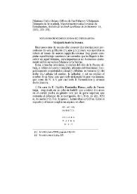 Nuevas inscripciones romanas de Extremadura [Malpartida de la Serena, Esparragosa de la Serena y Mérida] / Mariano Carlos Solano Gálvez de San Pelayo y Villalpando | Biblioteca Virtual Miguel de Cervantes