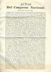 Actas del Congreso Nacional [1845-1846] | Biblioteca Virtual Miguel de Cervantes
