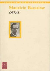 Obras / Mauricio Bacarisse; selección y prólogo de Jordi Gracia | Biblioteca Virtual Miguel de Cervantes