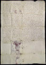 [Privilegi del Rei Alfons de Castella als mercaders catalans de Sevilla] | Biblioteca Virtual Miguel de Cervantes