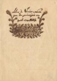 Libro de varias notas que da principio en el año 1814 ; son de Agustín Elías | Biblioteca Virtual Miguel de Cervantes