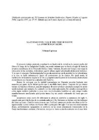 La ciudad en el valle del Ebro durante la Antigüedad tardía / Urbano Espinosa | Biblioteca Virtual Miguel de Cervantes