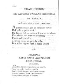 Fábulas escogidas / [traducción de Tomás de Iriarte] | Biblioteca Virtual Miguel de Cervantes