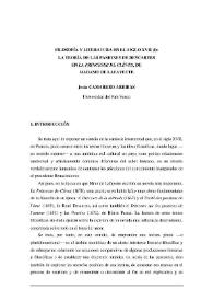 Filosofía y literatura en el siglo XVII (I) : la teoría de las pasiones de Descartes en "La princesse de Clèves" de Madame de Lafayette / Jesús Camarero Arribas | Biblioteca Virtual Miguel de Cervantes