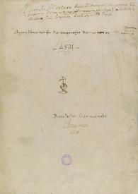 Miscel·lània de textos històrics i jurídics | Biblioteca Virtual Miguel de Cervantes