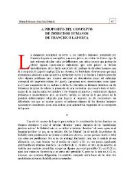 A propósito del concepto de derechos humanos de Francisco Laporta / Manuel Atienza, Juan Ruiz Manero | Biblioteca Virtual Miguel de Cervantes