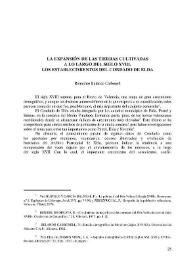 La expansión de las tierras cultivadas a lo largo del S. XVIII. Los establecimientos del Condado de Elda | Biblioteca Virtual Miguel de Cervantes