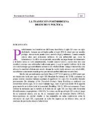 La transición postmoderna : derecho y política | Biblioteca Virtual Miguel de Cervantes