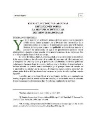 «Ratio et Auctoritas» : Algunas reflexiones sobre la significación de las decisiones razonadas | Biblioteca Virtual Miguel de Cervantes