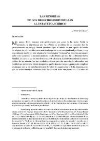 Las minorías : de los derechos individuales al estatuto jurídico /  Javier de Lucas | Biblioteca Virtual Miguel de Cervantes