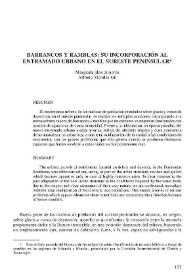 Barrancos y ramblas : su incoporación al entramado urbano en el sureste peninsular / Margarita Box Amorós y Alfredo Morales Gil | Biblioteca Virtual Miguel de Cervantes