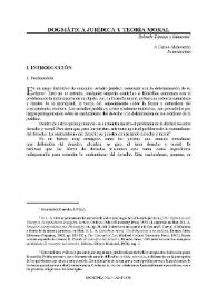 Dogmática Jurídica y Teoría Moral | Biblioteca Virtual Miguel de Cervantes