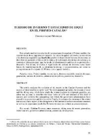 Turismo de invierno y estaciones de esquí en el Pirineo catalán | Biblioteca Virtual Miguel de Cervantes