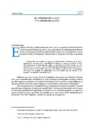 El imperio de la ley y la crisis de la ley / Liborio L. Hierro | Biblioteca Virtual Miguel de Cervantes