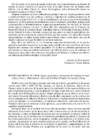 RODRÍGUEZ BRITO, W.(1996) : Agua y agricultura en Canarias, Conserjería de Agricultura, Pesca y Alimentación. Centro de la Cultura Popular de Canaria, 236 pp. | Biblioteca Virtual Miguel de Cervantes