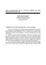 Nueva cualificación de la fachada marítima del área metropolitana de Alicante / Antonio Ramos Hidalgo, Gabino Ponce Herrero, Juan Manuel Dávila Linares | Biblioteca Virtual Miguel de Cervantes