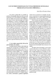 Los centros comerciales, nuevos elementos de centralidad urbana en Santiago de Compostela / Luis Alfonso Escudero Gómez | Biblioteca Virtual Miguel de Cervantes