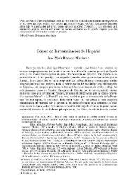 Causas de la romanización de Hispania / José María Blázquez Martínez | Biblioteca Virtual Miguel de Cervantes