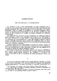 De influencias y convenciones / Claudio Guillén | Biblioteca Virtual Miguel de Cervantes