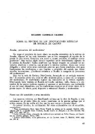 Sobre el sentido de las innovaciones métricas de Rosalía de Castro / Ricardo Carballo Calero | Biblioteca Virtual Miguel de Cervantes