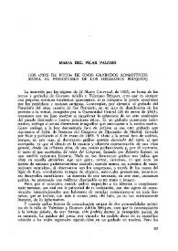 Los "pies de foto" de unos grabados románticos (nota al periodismo de los hermanos Bécquer) / M.ª del Pilar Palomo | Biblioteca Virtual Miguel de Cervantes
