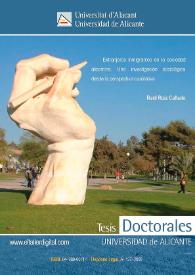 Extranjeros inmigrantes en la sociedad alicantina. Una investigación sociológica desde la perspectiva cualitativa / Raúl Ruiz Callado | Biblioteca Virtual Miguel de Cervantes