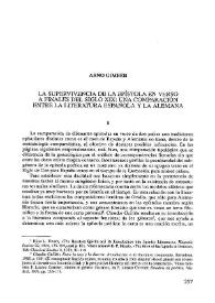 La supervivencia de la epístola en verso a finales del siglo XIX : Una comparación entre la literatura española y la alemana / Arno Gimber | Biblioteca Virtual Miguel de Cervantes