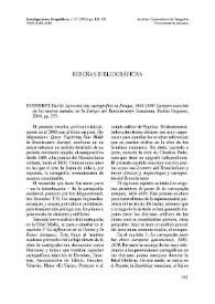 Investigaciones Geográficas, nº 37. Reseñas bibliográficas | Biblioteca Virtual Miguel de Cervantes