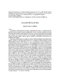 Inscripción ibérica de Ibiza / Antonio García y Bellido | Biblioteca Virtual Miguel de Cervantes