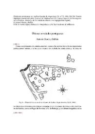 Últimas novedades portuguesas / Antonio García y Bellido | Biblioteca Virtual Miguel de Cervantes