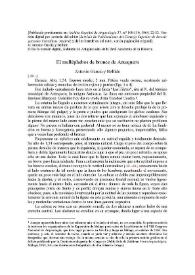 El melléphebos de bronce de Antequera / Antonio García y Bellido | Biblioteca Virtual Miguel de Cervantes