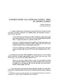 Construcciones que acumulan "aunque" ... "pero", en español clásico | Biblioteca Virtual Miguel de Cervantes