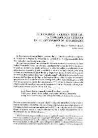 Diccionarios y crítica textual: la terminología cetrera en el "Diccionario de Autoridades" | Biblioteca Virtual Miguel de Cervantes