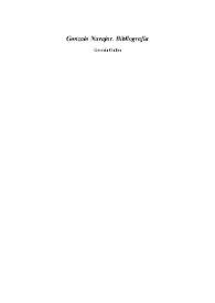 Gonzalo Navajas. Bibliografía / Germán Gullón | Biblioteca Virtual Miguel de Cervantes