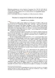 Una nueva concepción de la historia del arte griego / Antonio García y Bellido | Biblioteca Virtual Miguel de Cervantes