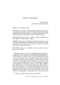 Josefo y Alejandría / Felipe Sen | Biblioteca Virtual Miguel de Cervantes