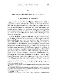 Concilio de Tarragona en 1318. Revisión crítica / Fidel Fita | Biblioteca Virtual Miguel de Cervantes