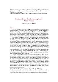 Estatua de bronce descubierta en la playa de Pinedo, Valencia / Antonio García y Bellido | Biblioteca Virtual Miguel de Cervantes