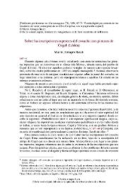 Sobre las inscripciones rupestres del covacho con pinturas de Cogul (Lérida) / Martín Almagro Basch | Biblioteca Virtual Miguel de Cervantes