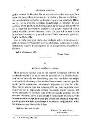 Revista histórica latina / Carlos Ramón Fort | Biblioteca Virtual Miguel de Cervantes