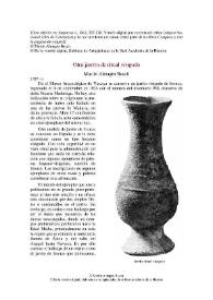 Otro jarrito de ritual visigodo / Martín Almagro Basch | Biblioteca Virtual Miguel de Cervantes