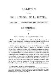 Egara (Tarrasa) y su Monasterio de San Rufo / Félix Torres Amat | Biblioteca Virtual Miguel de Cervantes