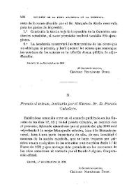 Premio al talento, instituido por el Excmo. Sr. D. Fermín Caballero / Cesáreo Fernández Duro | Biblioteca Virtual Miguel de Cervantes