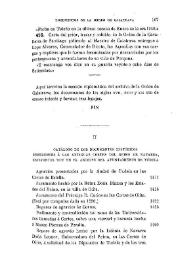 Catálogo de los documentos históricos referentes a las antiguas Cortes del Reino de Navarra, existentes hoy en el archivo del Ayuntamiento de Tudela / Constantino Garrán | Biblioteca Virtual Miguel de Cervantes