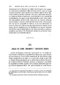 Aguilar de Campoo. Documentos y monumentos hebreos / Fidel Fita | Biblioteca Virtual Miguel de Cervantes