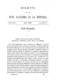 "Sobre algunos incunables españoles relativos a Cristóbal Colón", por Mr. K. Haebler / José María Asensio | Biblioteca Virtual Miguel de Cervantes